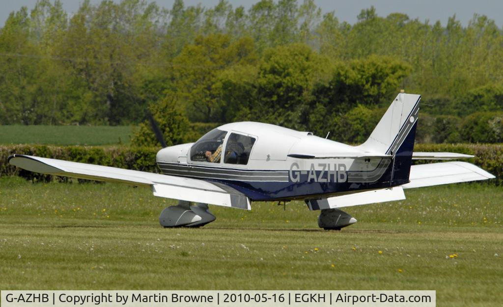 G-AZHB, 1971 Robin HR-100-200B Royale C/N 118, SHOT AT HEADCORN