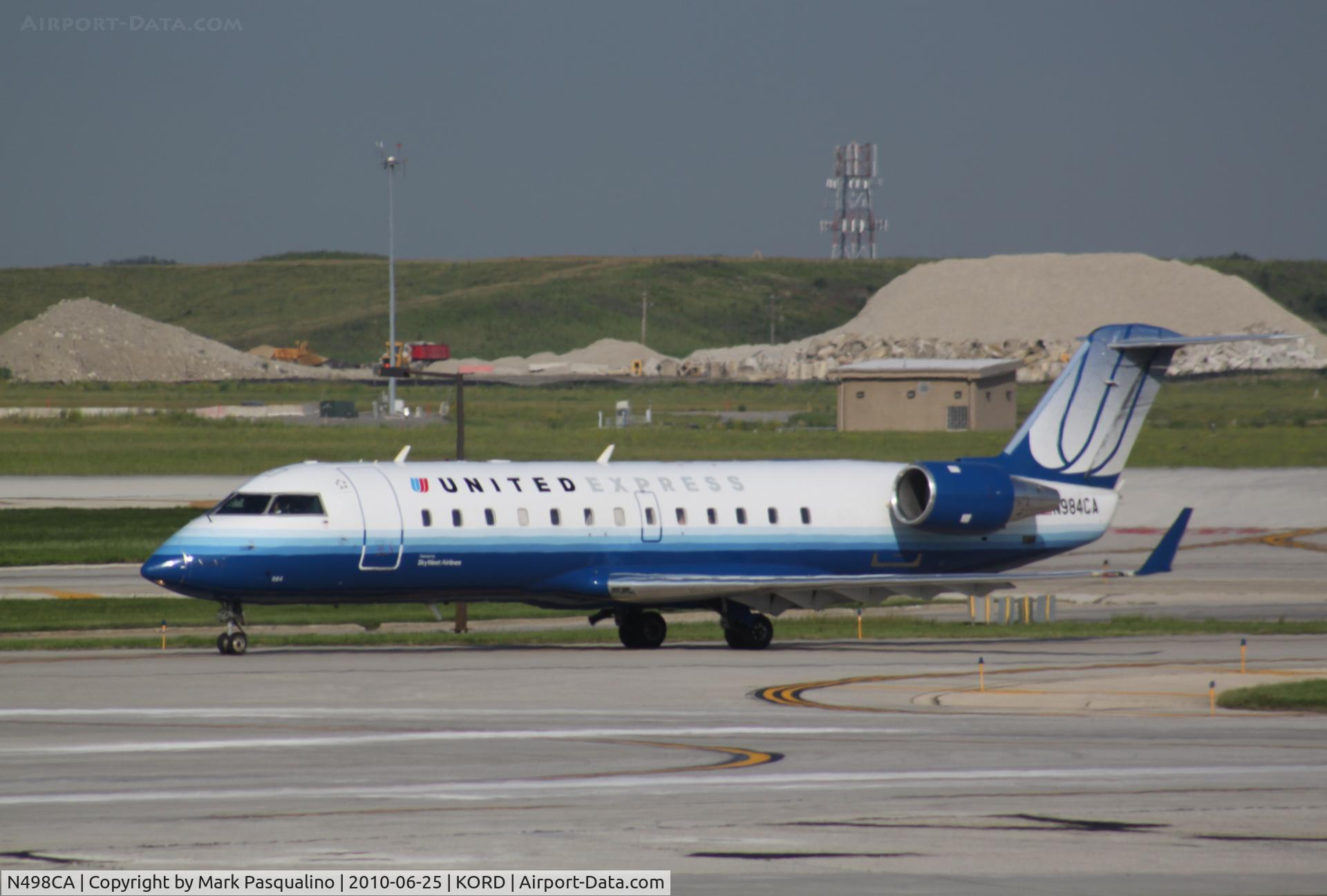 N498CA, 2003 Bombardier CRJ-200ER (CL-600-2B19) C/N 7792, CL-600-2B19