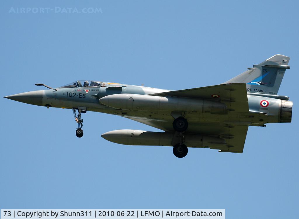73, Dassault Mirage 2000-5F C/N 311, On landing during Garuda 2010 Exercice...