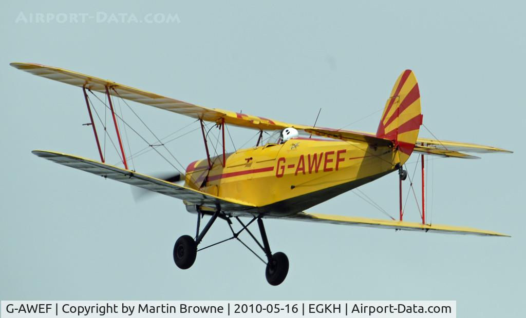 G-AWEF, 1947 Stampe-Vertongen SV-4C(G) C/N 549, SHOT AT HEADCORN