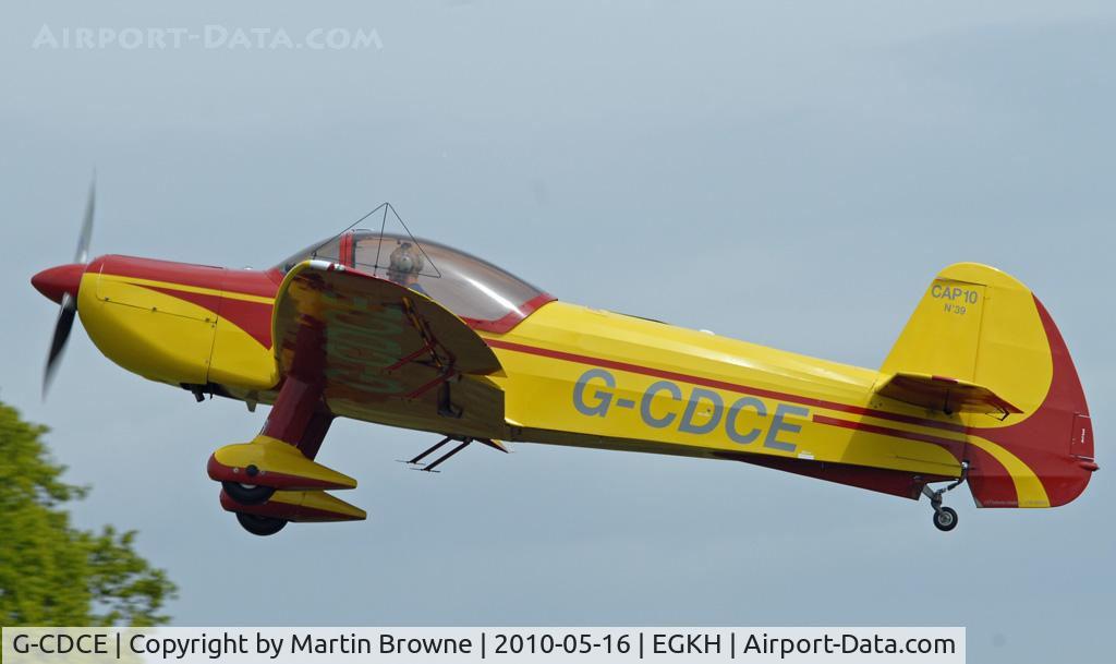 G-CDCE, 1973 Mudry CAP-10B C/N 039, SHOT AT HEADCORN