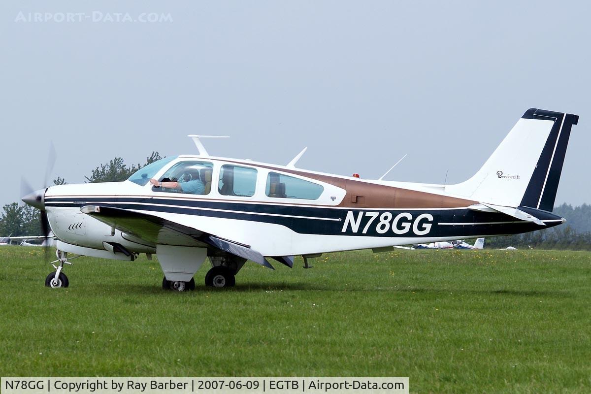N78GG, 1977 Beech F33A Bonanza C/N CE-699, A visitor to the 2007 Aero Expo.