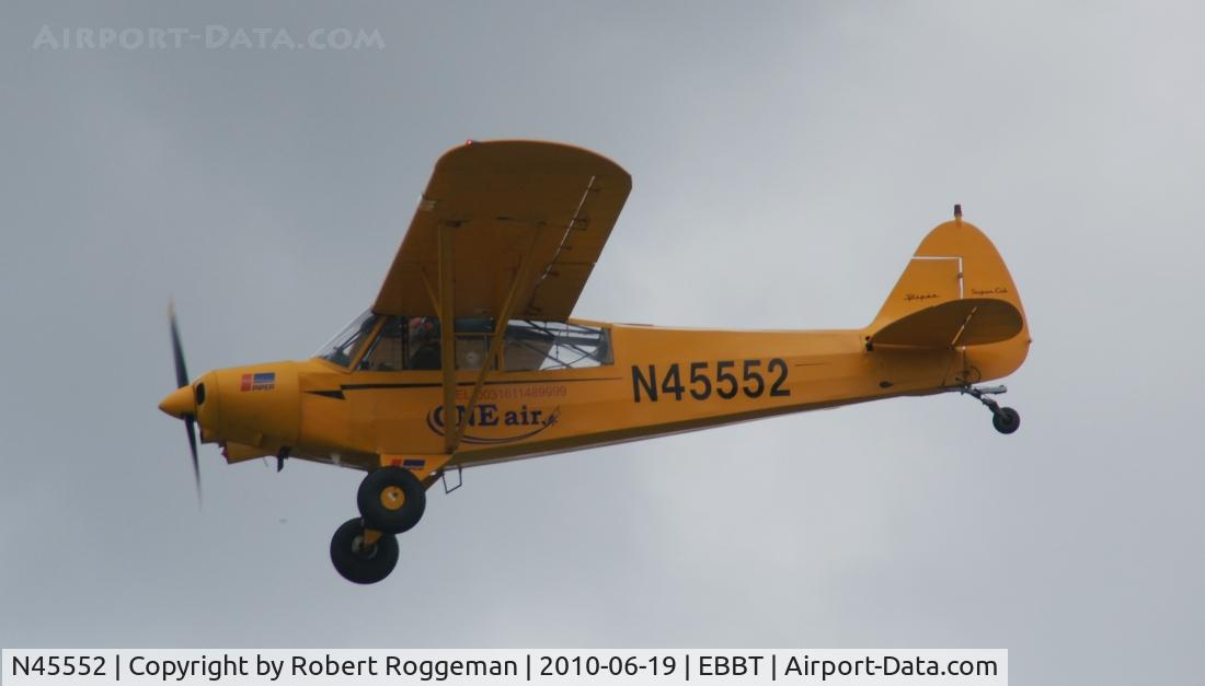 N45552, 1967 Piper PA-18-150 Super Cub C/N 18-8563, Brasschaat Airfield 100 years.CNE air.