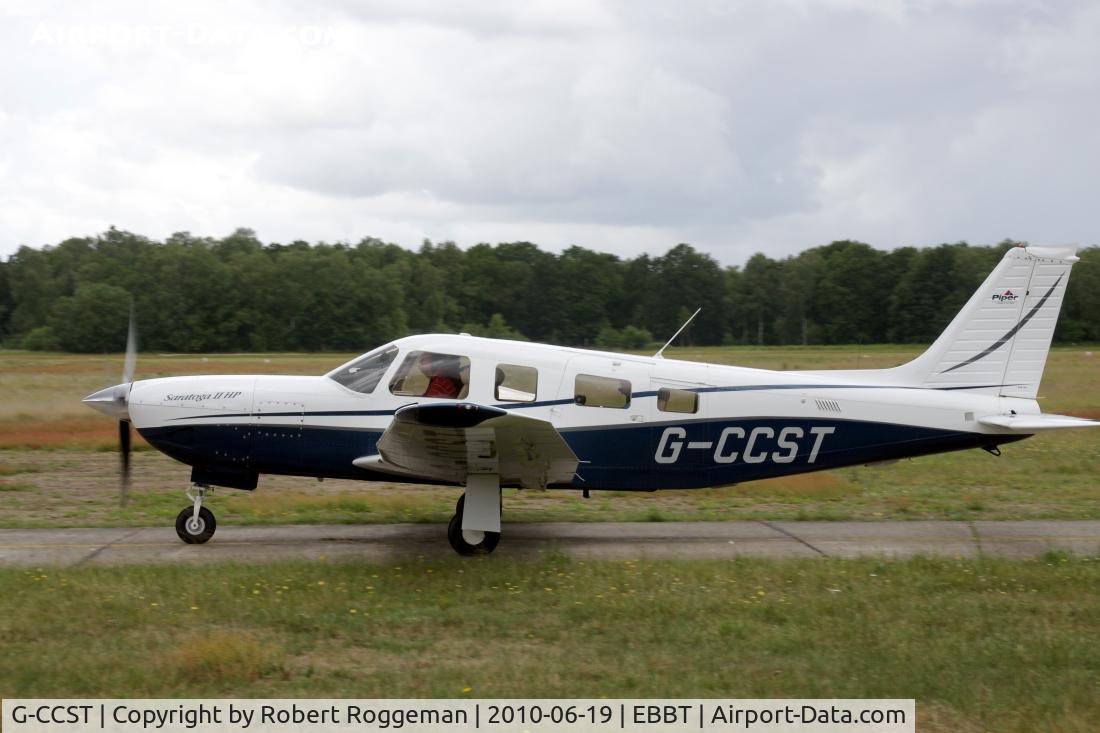 G-CCST, 2001 Piper PA-32R-301 Saratoga II HP C/N 3246182, Brasschaat Airfield 100 years