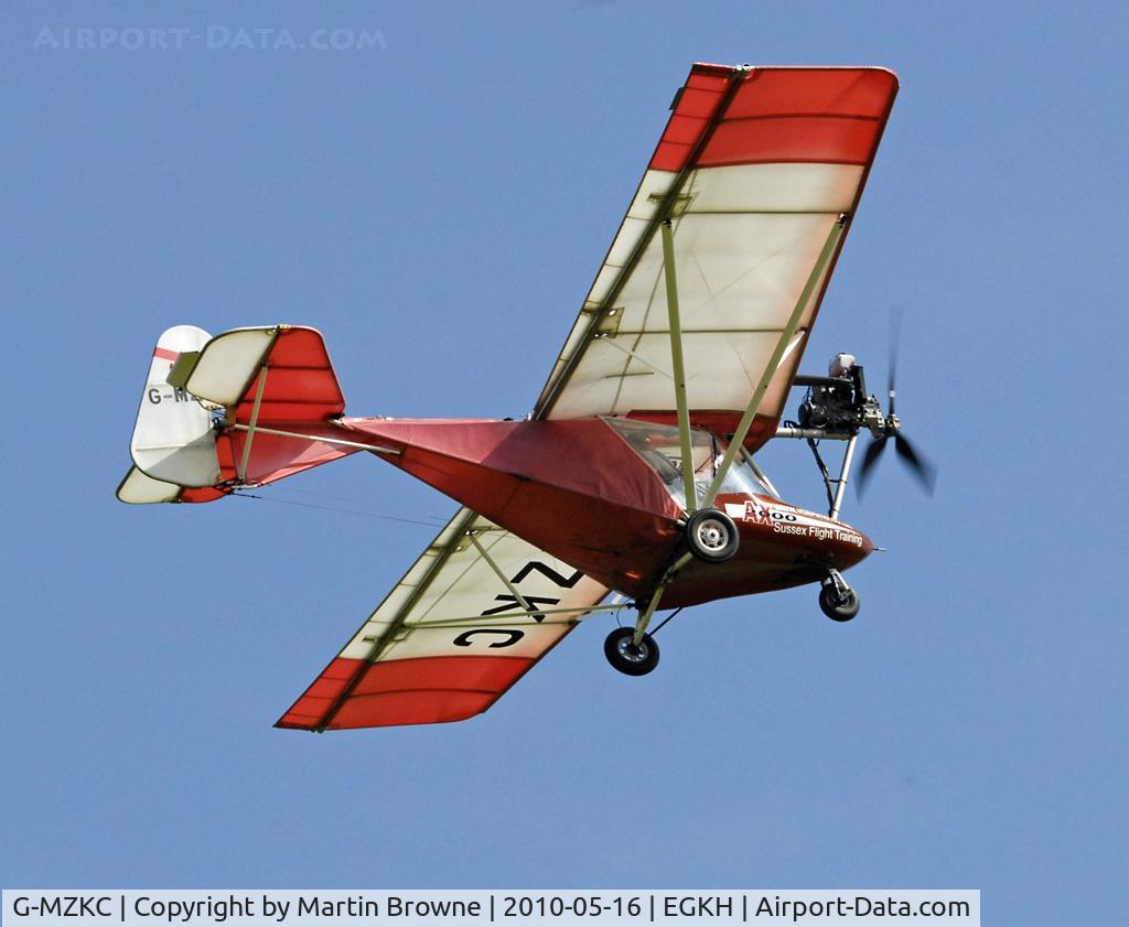 G-MZKC, 1998 Pegasus Cyclone AX2000 C/N 7398, SHOT AT HEADCORN