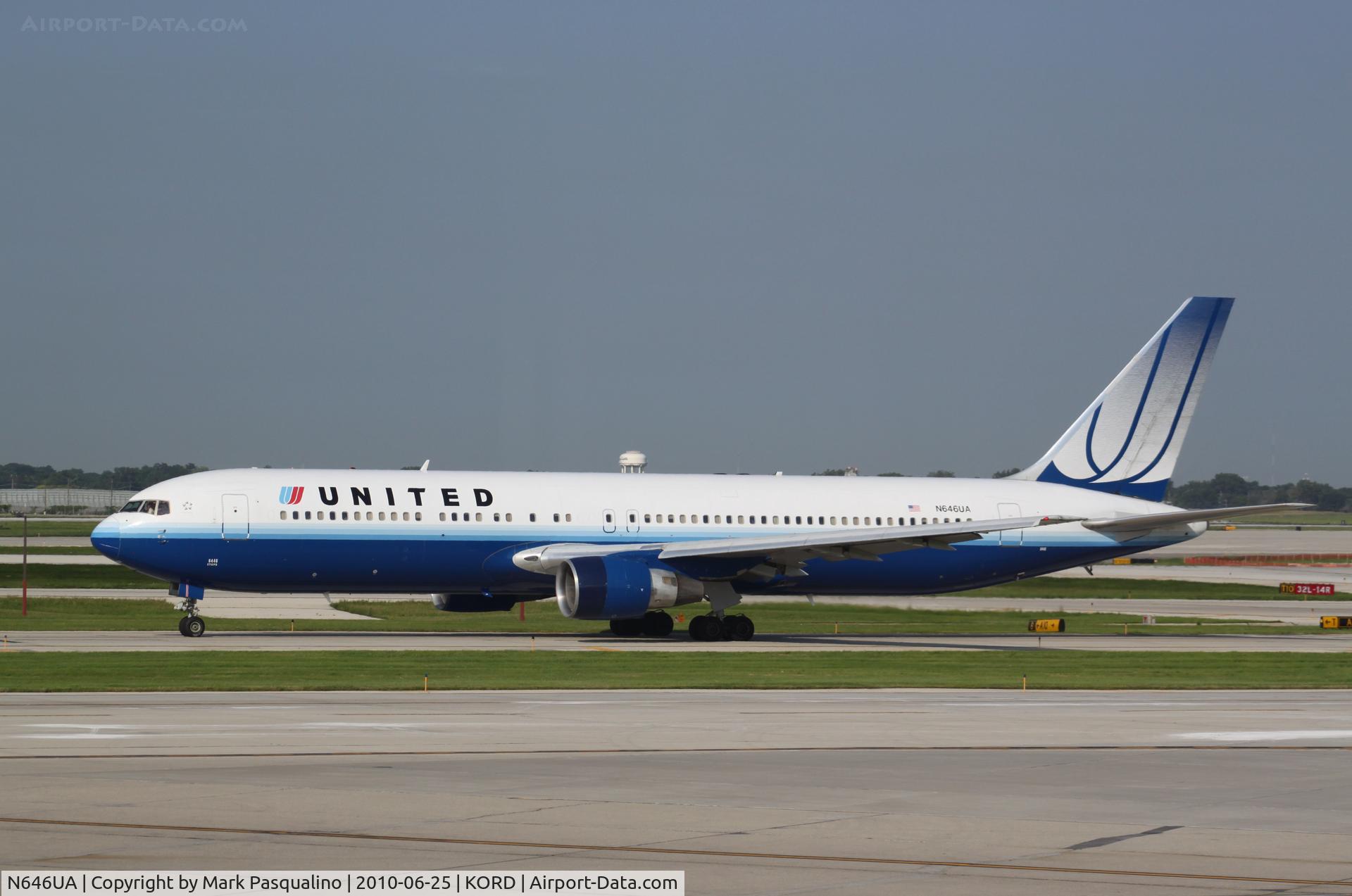 N646UA, 1992 Boeing 767-322/ER C/N 25283, Boeing 767-300