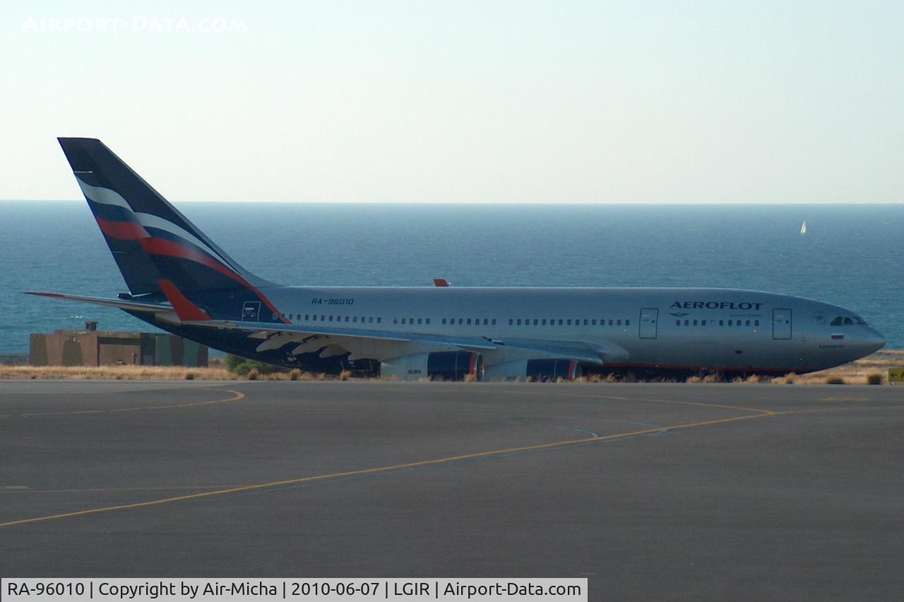 RA-96010, 1994 Ilyushin Il-96-300 C/N 74393201007, Aeroflot, Ilyushin IL-96-300, CN: 74393201007