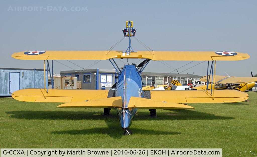 G-CCXA, 1942 Boeing A75N1 C/N 75-3616, REAR VIEW!