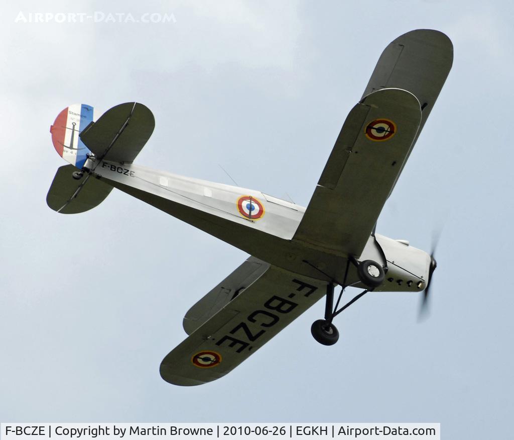 F-BCZE, Nord Stampe SV-4C C/N 262, SHOT AT HEADCORN