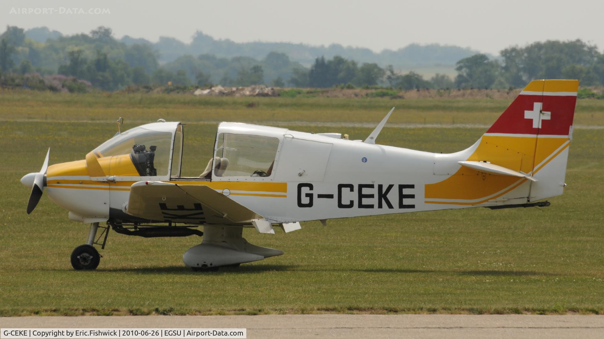 G-CEKE, 1974 Robin DR-400-180 Regent Regent C/N 943, G-CEKE at Duxford Airfield