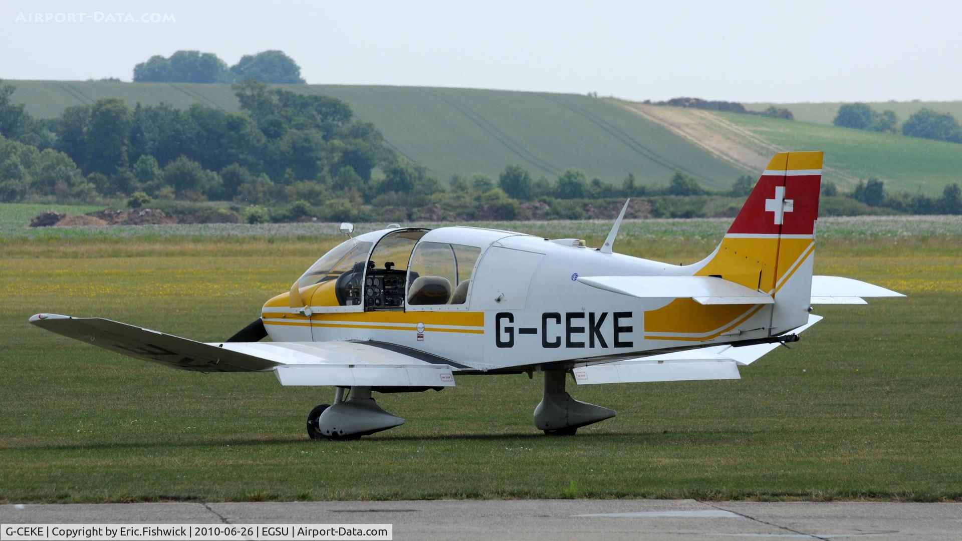 G-CEKE, 1974 Robin DR-400-180 Regent Regent C/N 943, G-CEKE at Duxford Airfield