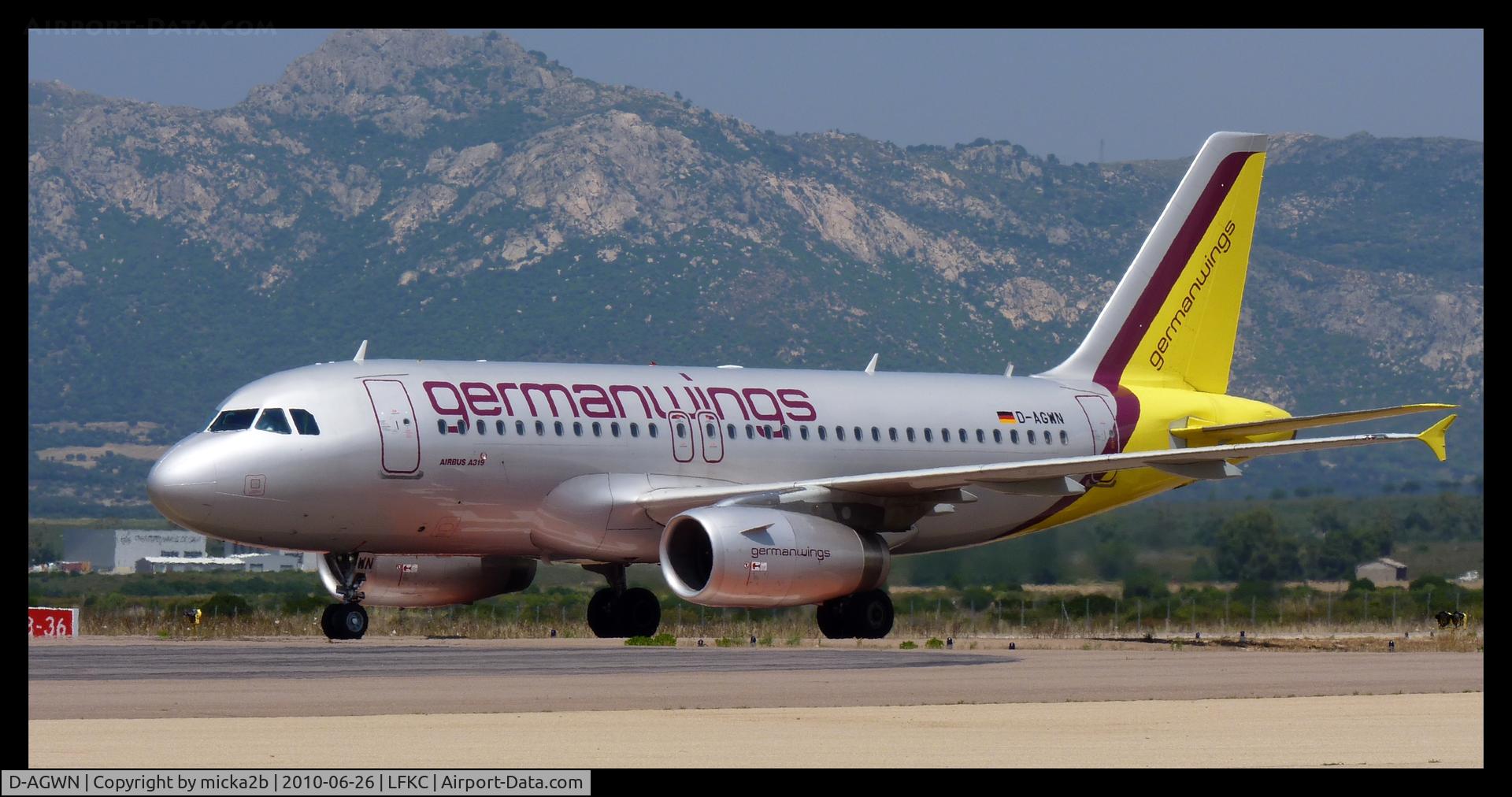 D-AGWN, 2009 Airbus A319-132 C/N 3841, Arrival from Cologne in 36.