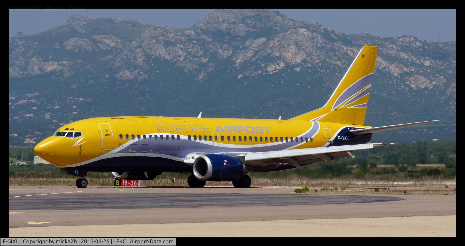 F-GIXL, 1987 Boeing 737-348QC C/N 23810, Arrival from Paris CDG to 18.
