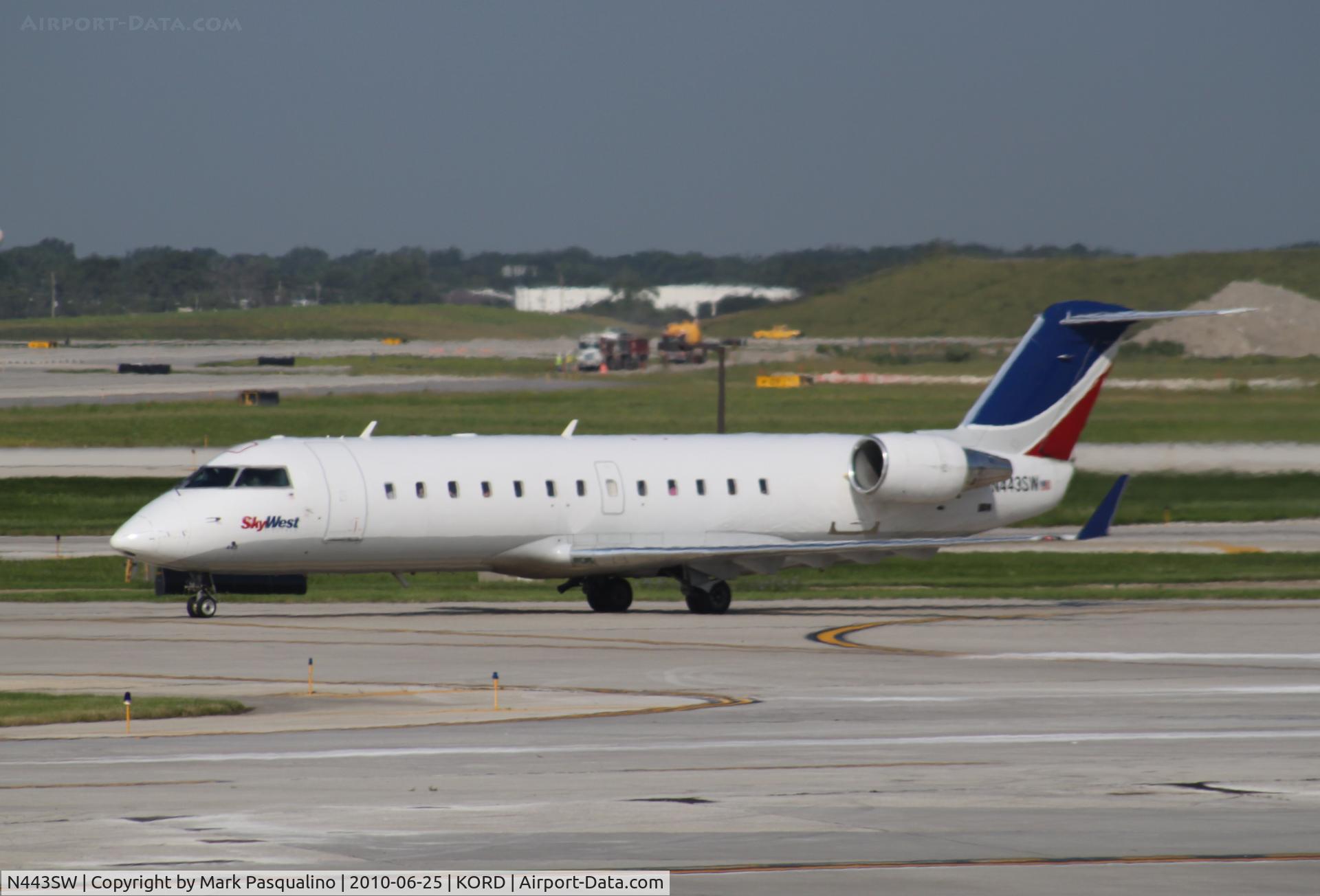 N443SW, 2002 Bombardier CRJ-200LR (CL-600-2B19) C/N 7638, CL-600-2B19