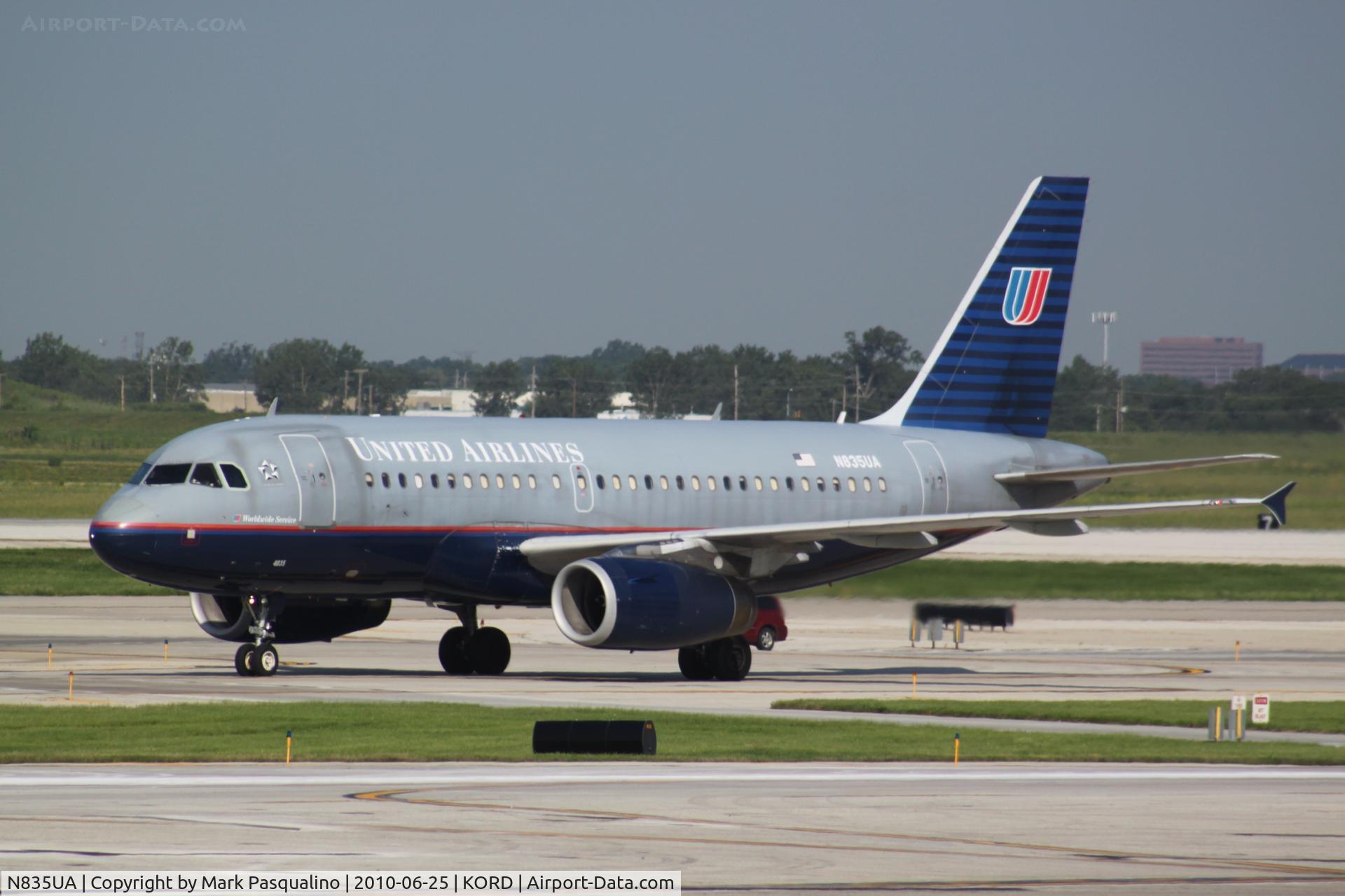 N835UA, 2001 Airbus A319-131 C/N 1426, Airbus A319