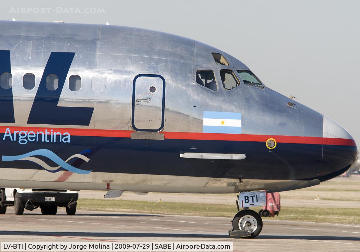 LV-BTI, 1990 McDonnell Douglas MD-88 C/N 49927, Ex XA-AMT with Aeroméxico.
