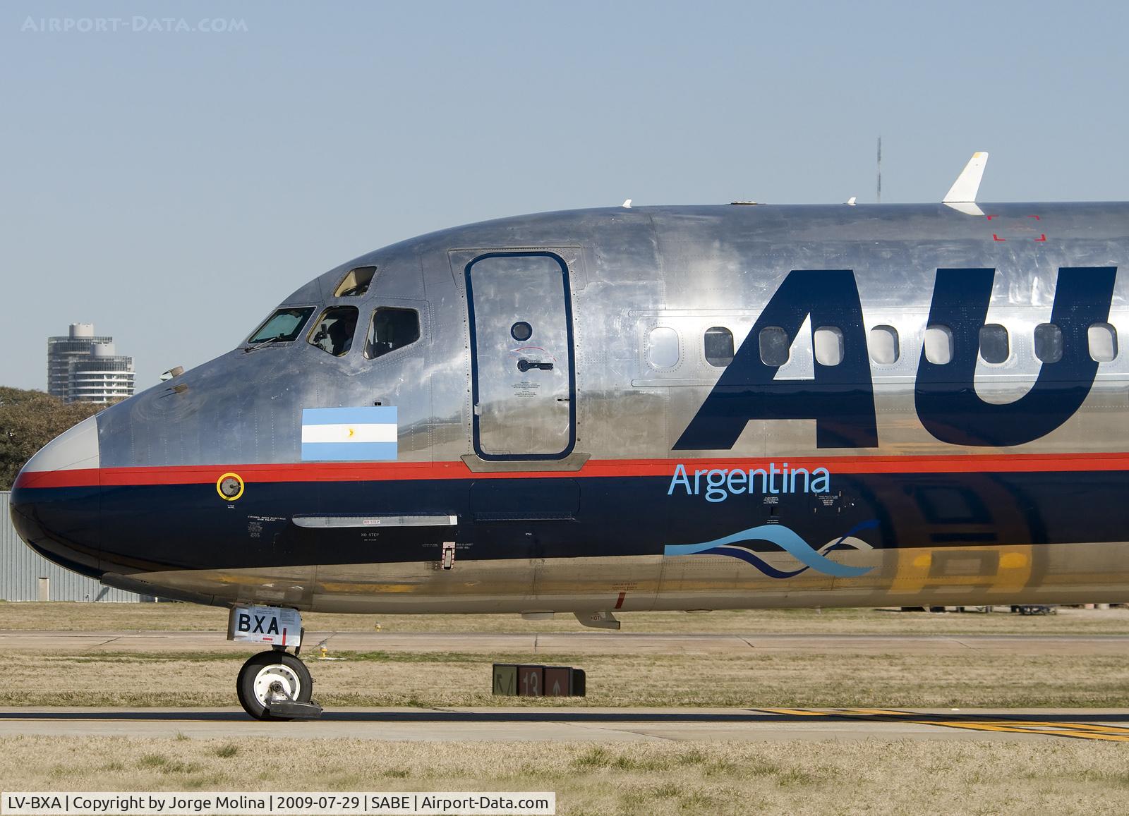 LV-BXA, 1990 McDonnell Douglas MD-88 C/N 49928, Ex XA-AMU with Aeroméxico.