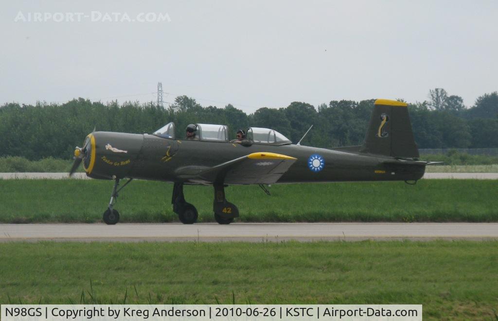 N98GS, 1976 Nanchang CJ-6A C/N 2751242, After arriving at The Great Minnesota Airshow 2010.