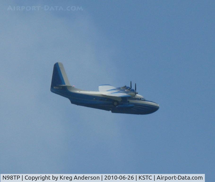 N98TP, 1951 Grumman HU-16B Albatross C/N G-243, Arriving at The Great Minnesota Airshow 2010.