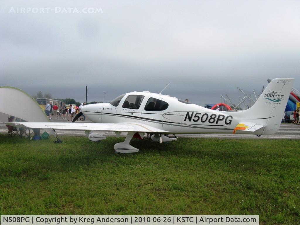 N508PG, 2008 Cirrus SR20 C/N 1978, The Great Minnesota Airshow 2010.