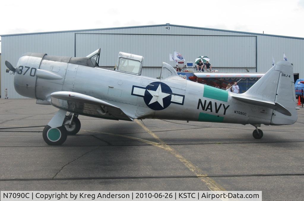 N7090C, North American SNJ-4 Texan C/N 88-13370, The Great Minnesota Airshow 2010.