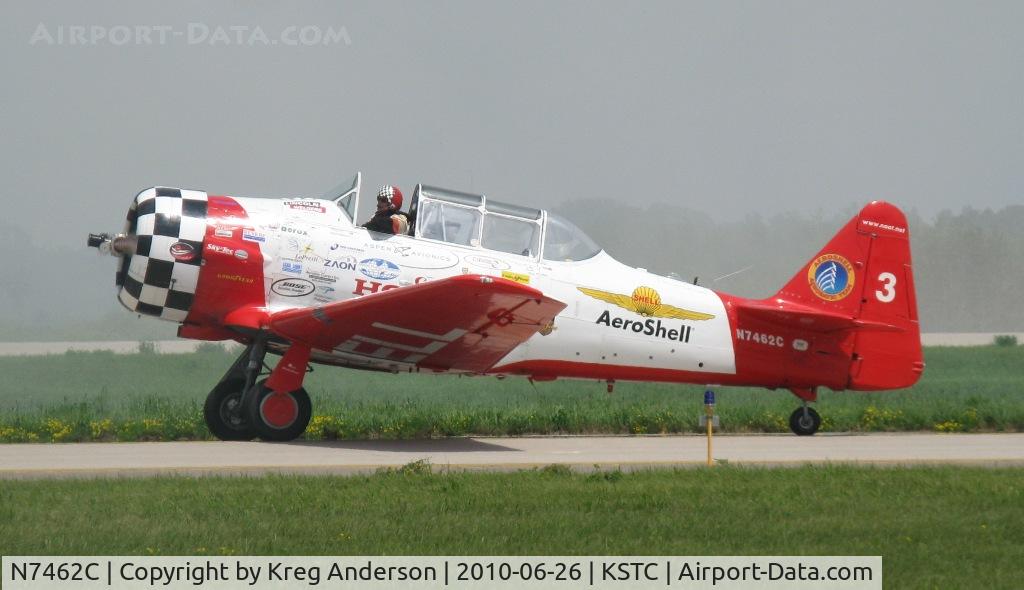 N7462C, North American AT-6B Texan C/N 121-43211, The Great Minnesota Airshow 2010.