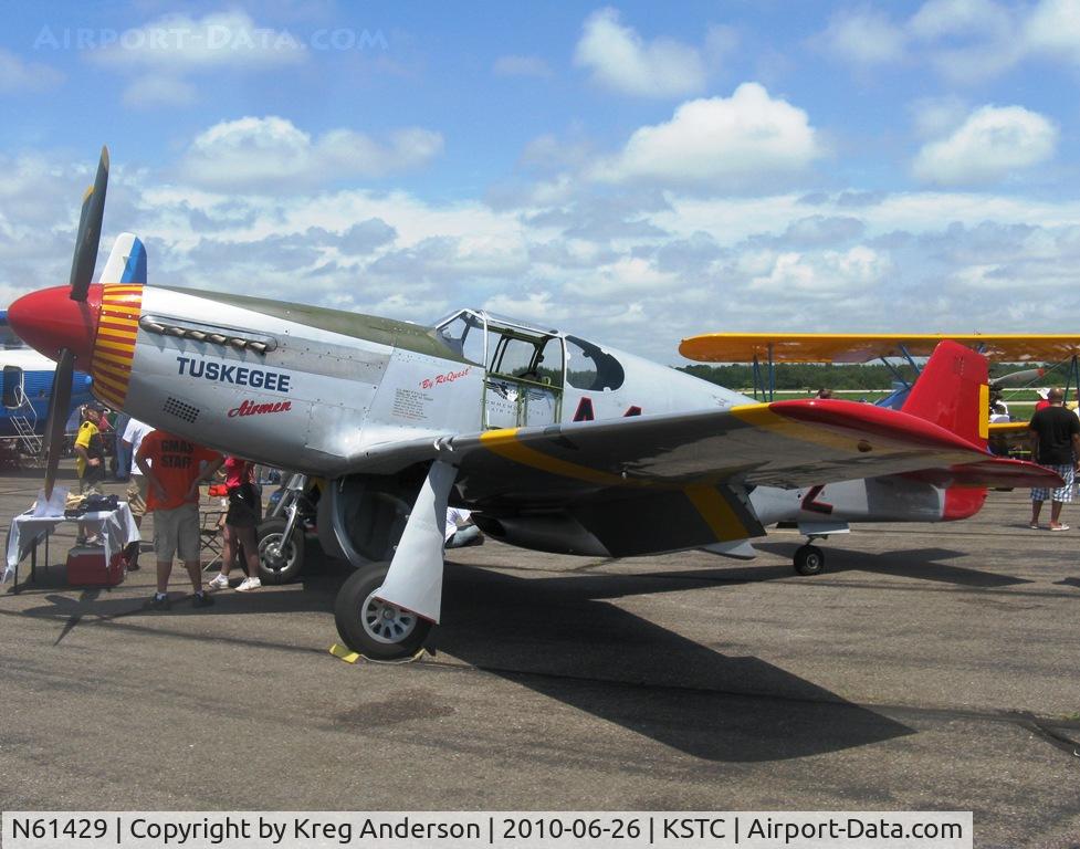 N61429, 1942 North American P-51C Mustang C/N 103-26199, The Great Minnesota Airshow 2010.