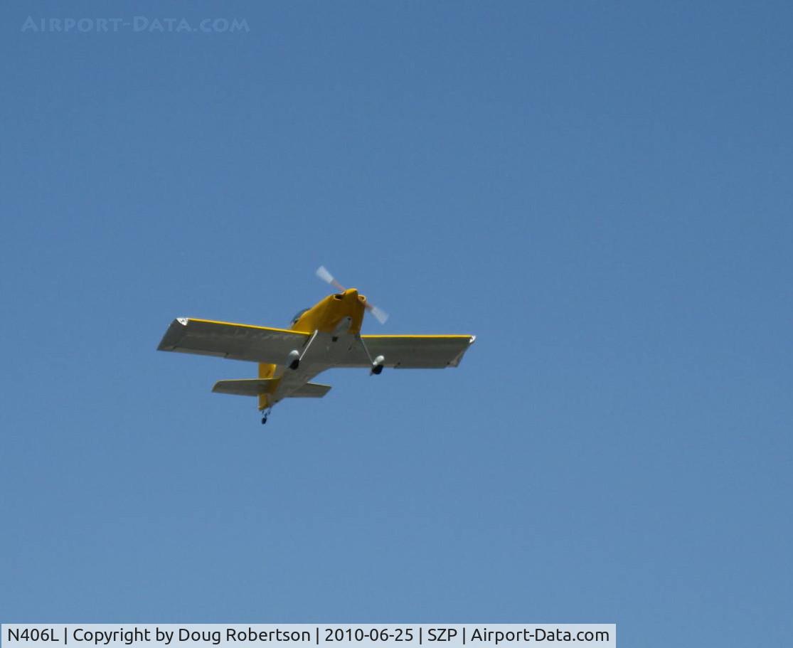 N406L, 2008 Vans RV-6 C/N 936, Provo PROVO 6, Lycoming O-320 160 Hp, takeoff climb Rwy 22