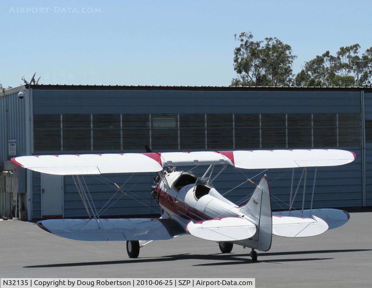 N32135, 1941 Waco UPF-7 C/N 5767, 1941 Waco UPF-7, Continental W670 220 Hp, a stunning show plane with chromed engine, prop & spinner