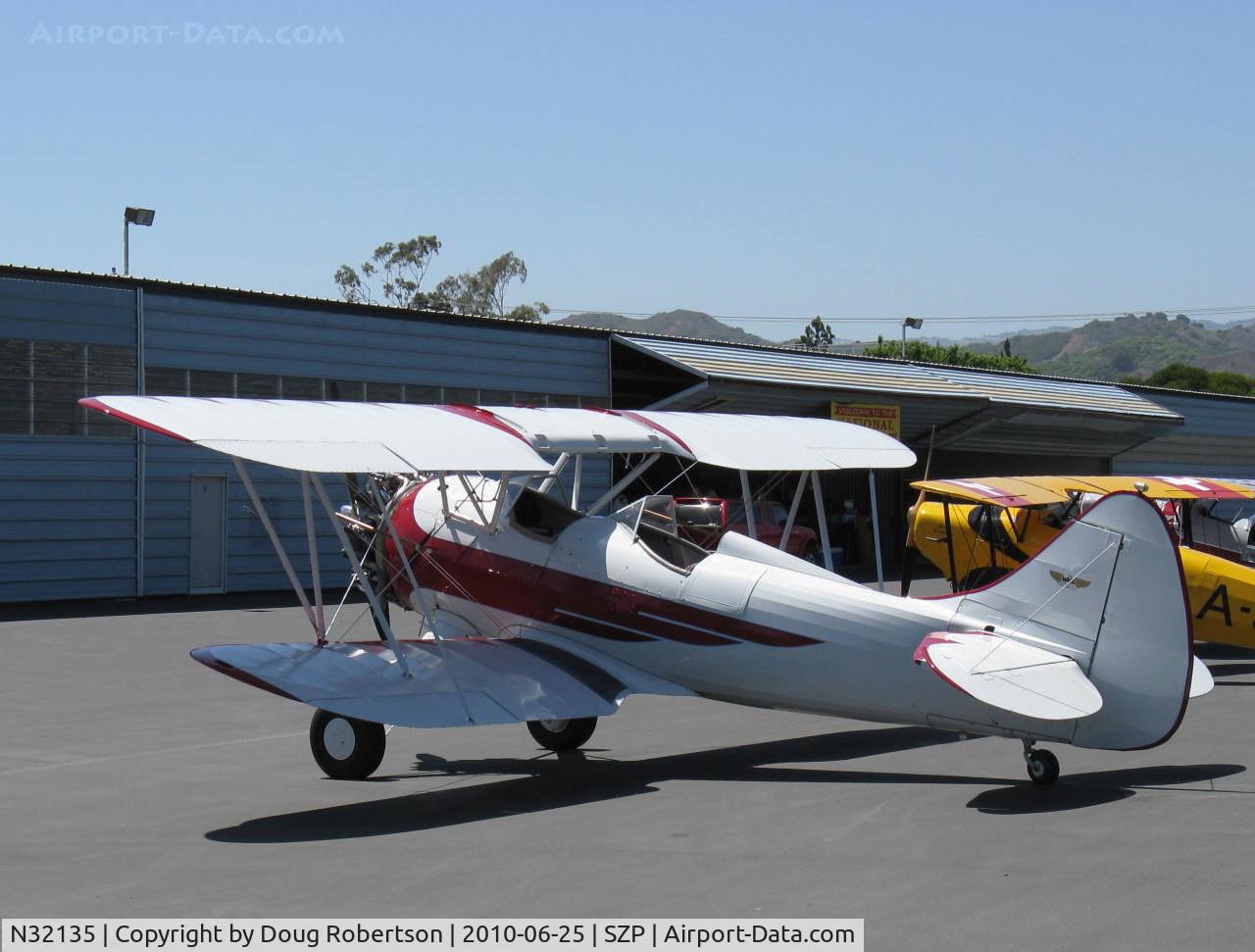 N32135, 1941 Waco UPF-7 C/N 5767, 1941 Waco UPF-7, Continental W670 220 Hp, a stunning show plane with chromed engine, prop & spinner