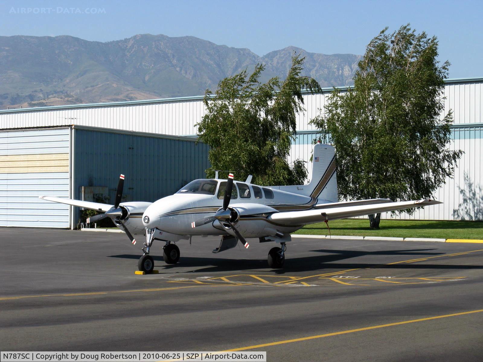 N787SC, 1962 Beech D50E Twin Bonanza C/N DH-324, 1962 Beech D50E TWIN BONANZA, two Lycoming GO-480-G2F6 295 Hp each