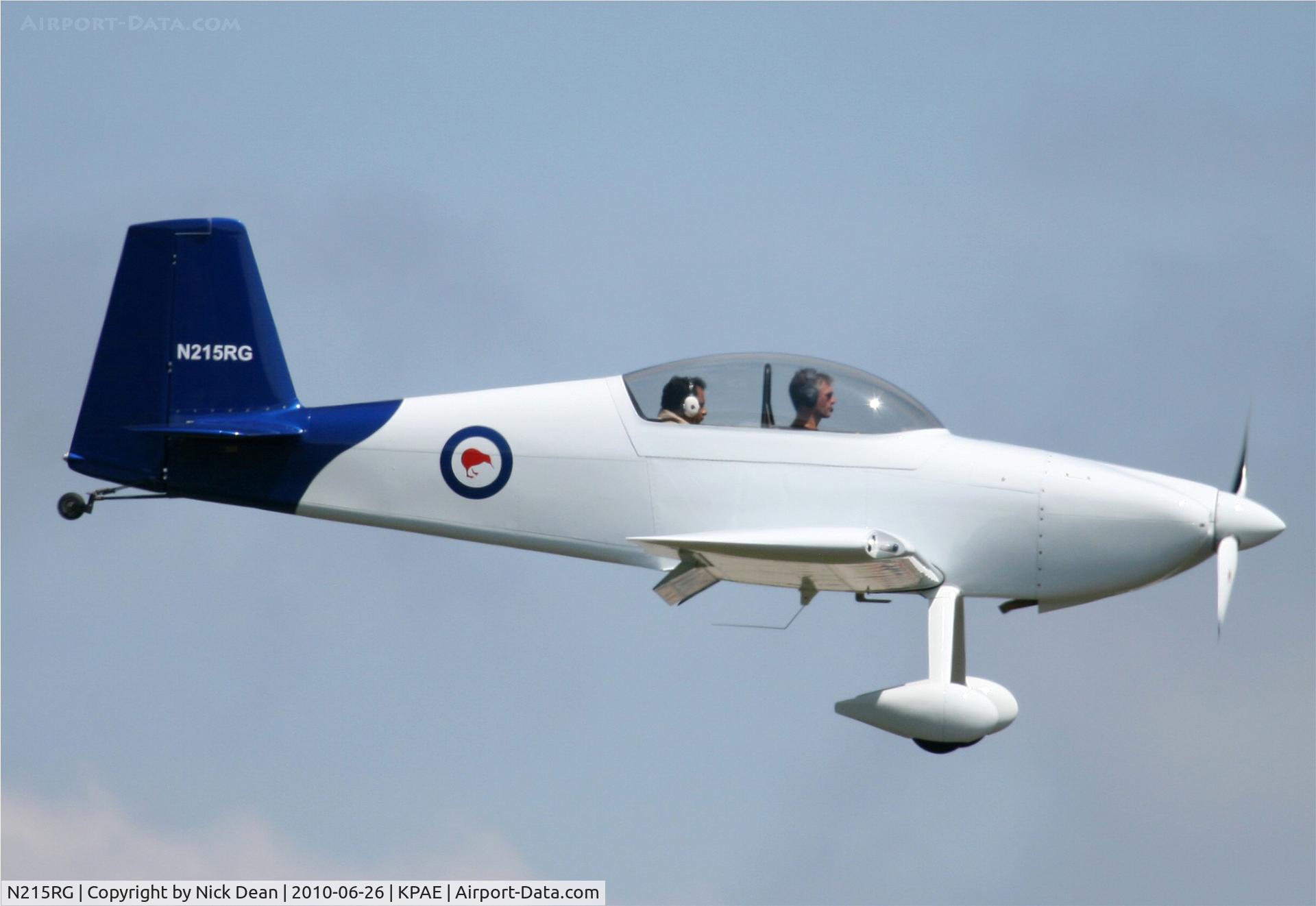 N215RG, 2009 Grigson RG-8 C/N 2009-1, KPAE