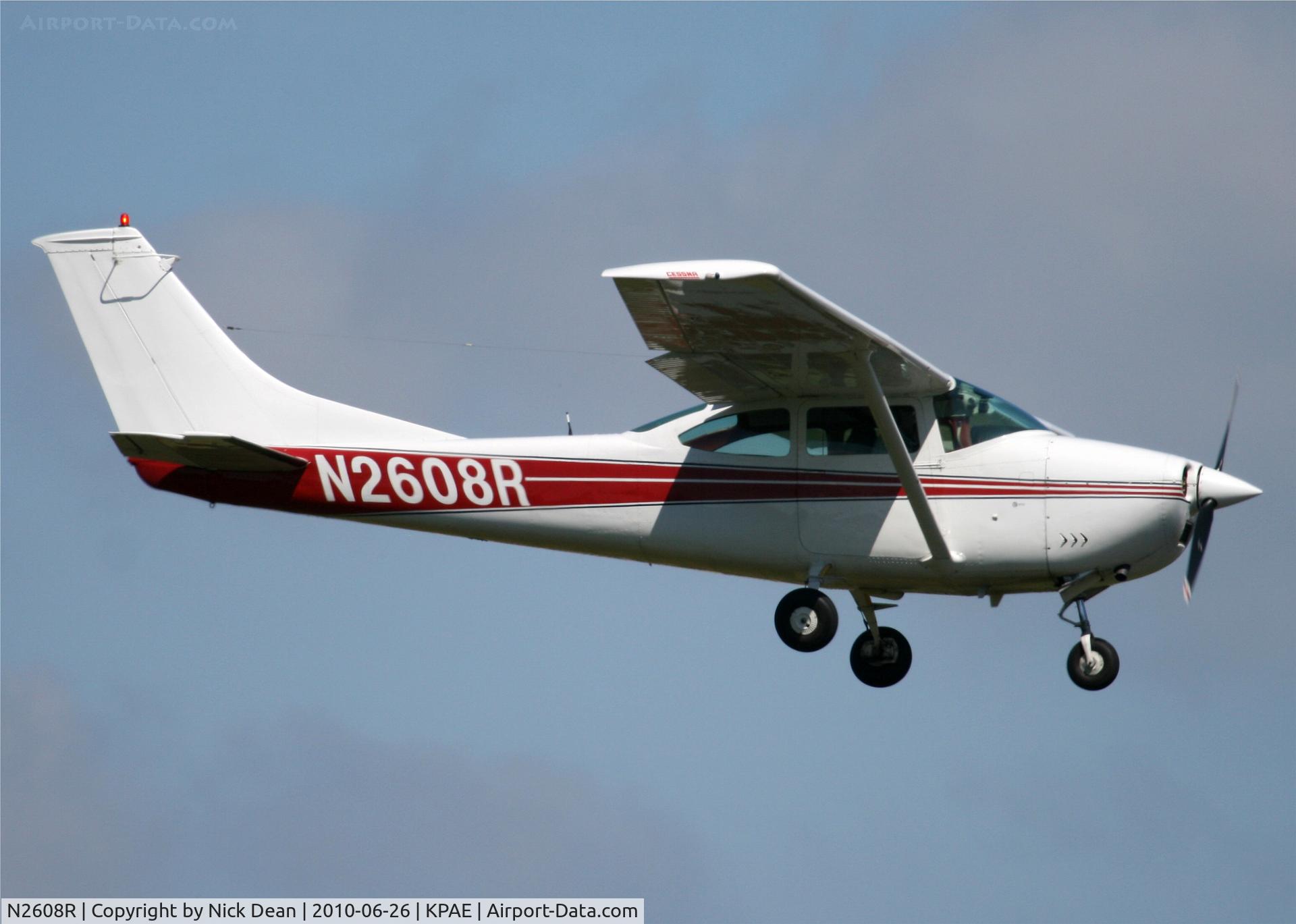 N2608R, 1967 Cessna 182K Skylane C/N 18258308, KPAE