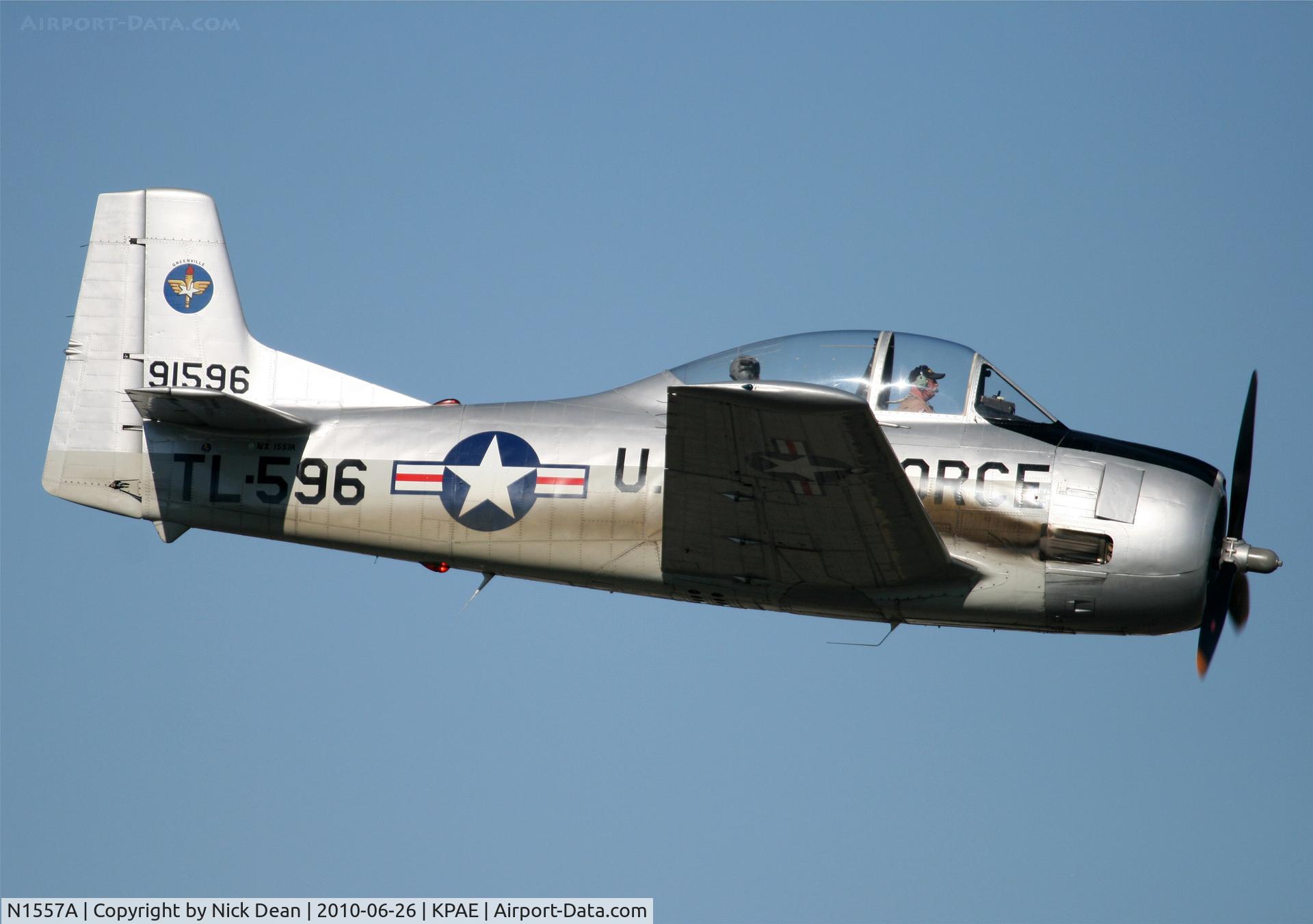 N1557A, 1949 North American T-28A Trojan C/N 1300DM, KPAE