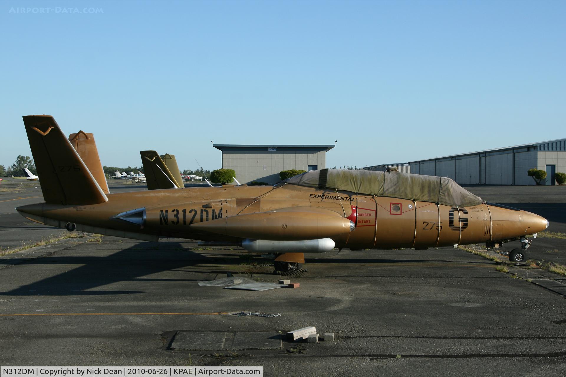 N312DM, 1960 Fouga CM-170 Magister C/N 275, KPAE