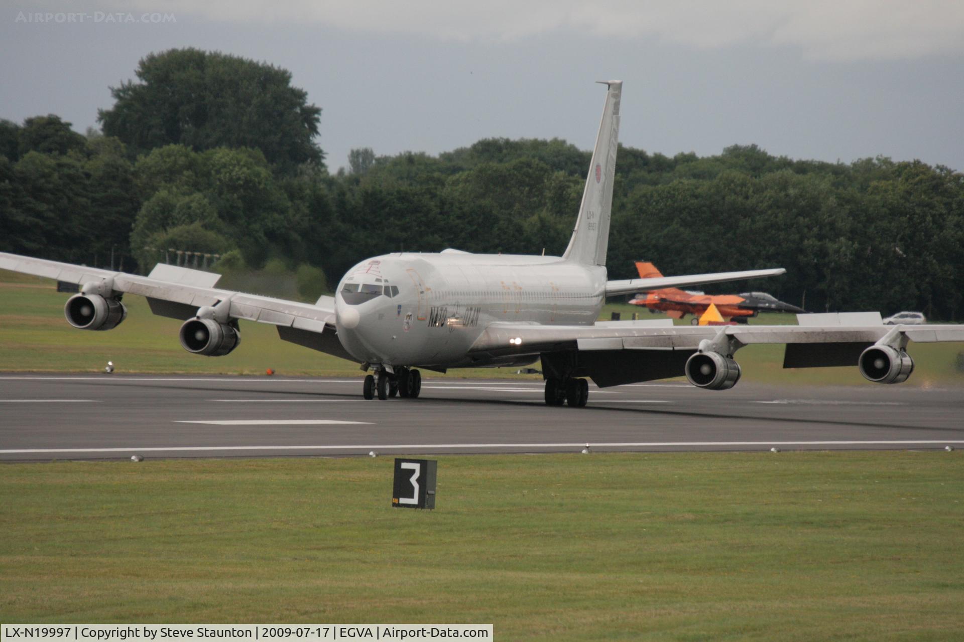 LX-N19997, 1968 Boeing 707-307C C/N 19997, Taken at the Royal International Air Tattoo 2009