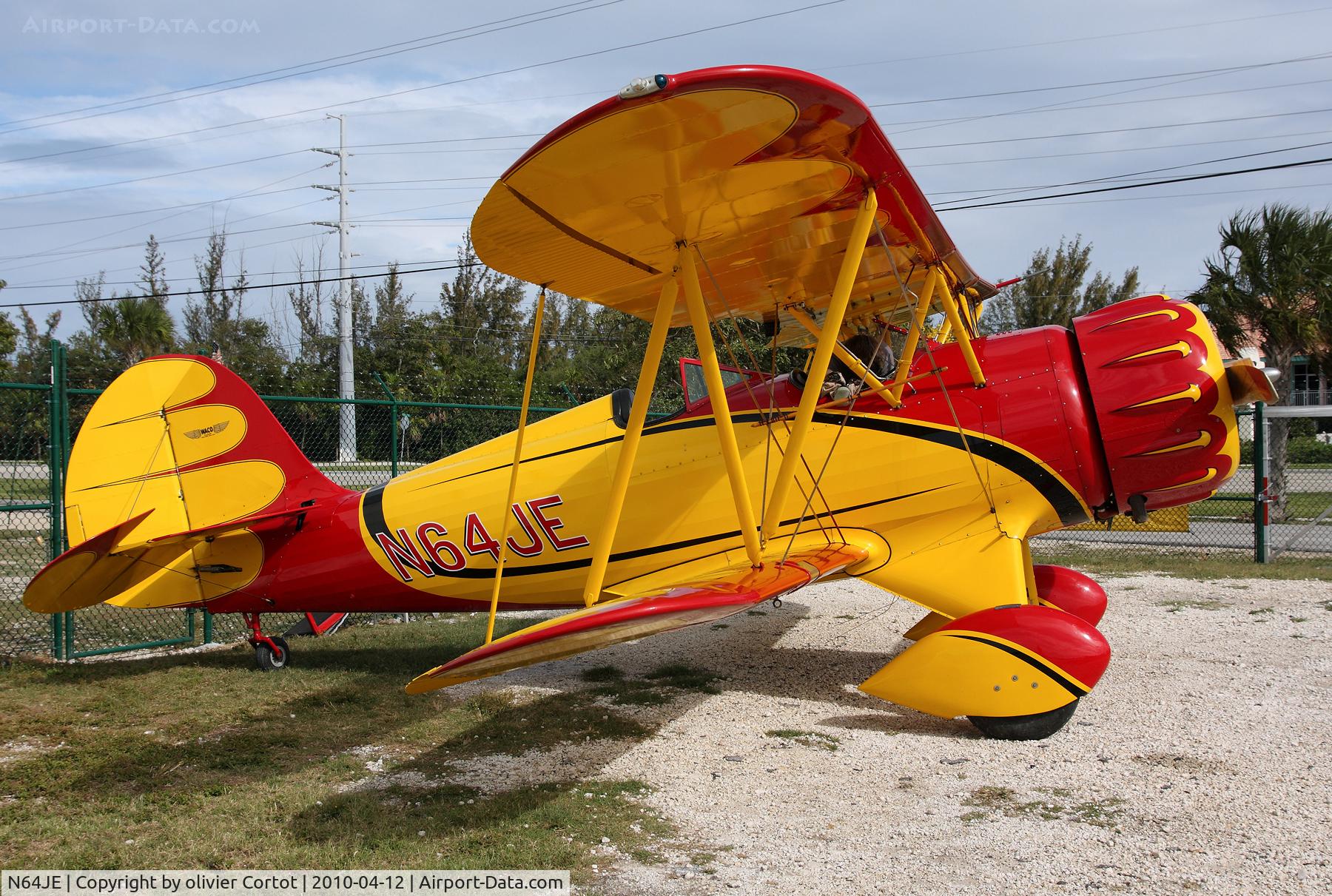 N64JE, 1989 Classic Aircraft Corp WACO YMF C/N F5-022, You can pay for a ride in this Waco ! Marathon airport, Florida
