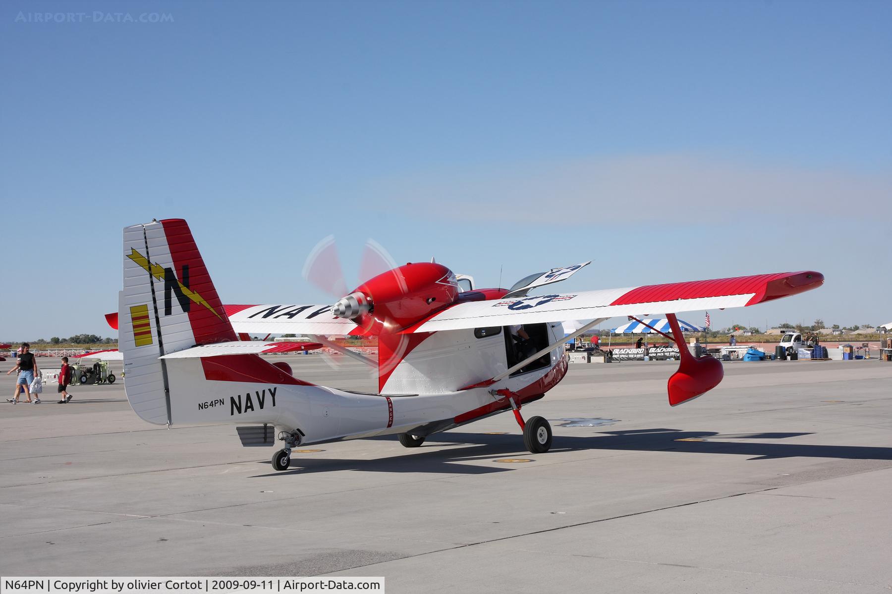 N64PN, 2008 Republic RC-3 Seabee C/N 749, Leaving the Fallon NAS 2009 airshow