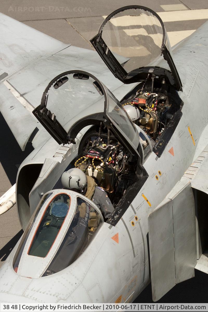 38 48, 1972 McDonnell Douglas F-4F Phantom II C/N 4747, just returned from a mission