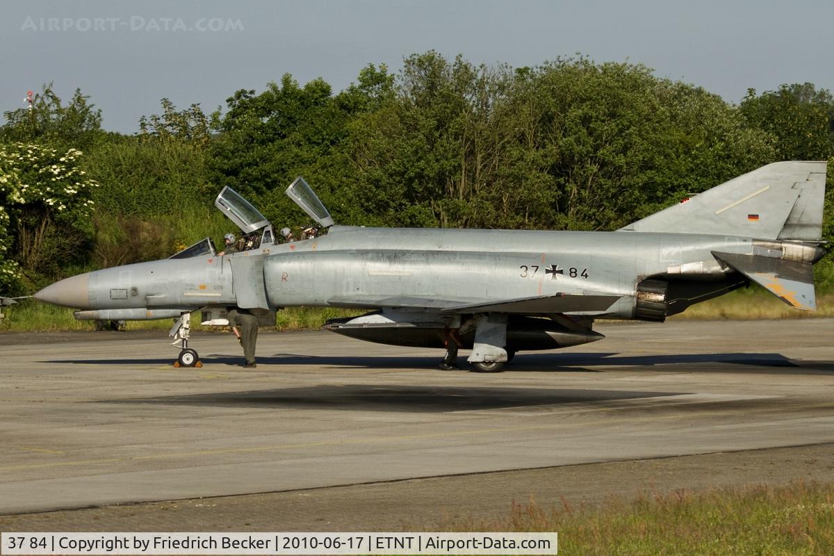 37 84, 1972 McDonnell Douglas F-4F Phantom II C/N 4559, last chance inspection prior departure