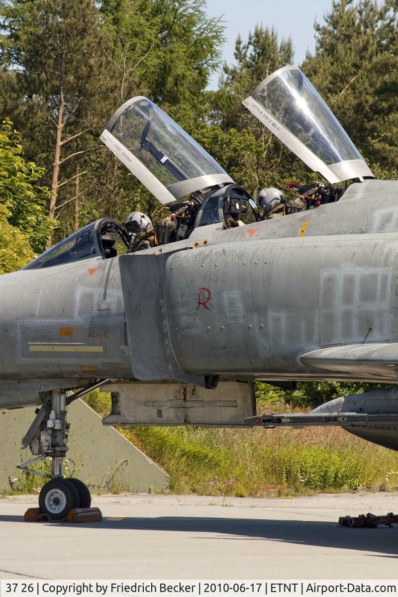 37 26, 1972 McDonnell Douglas F-4F Phantom II C/N 4413, returning from a mission