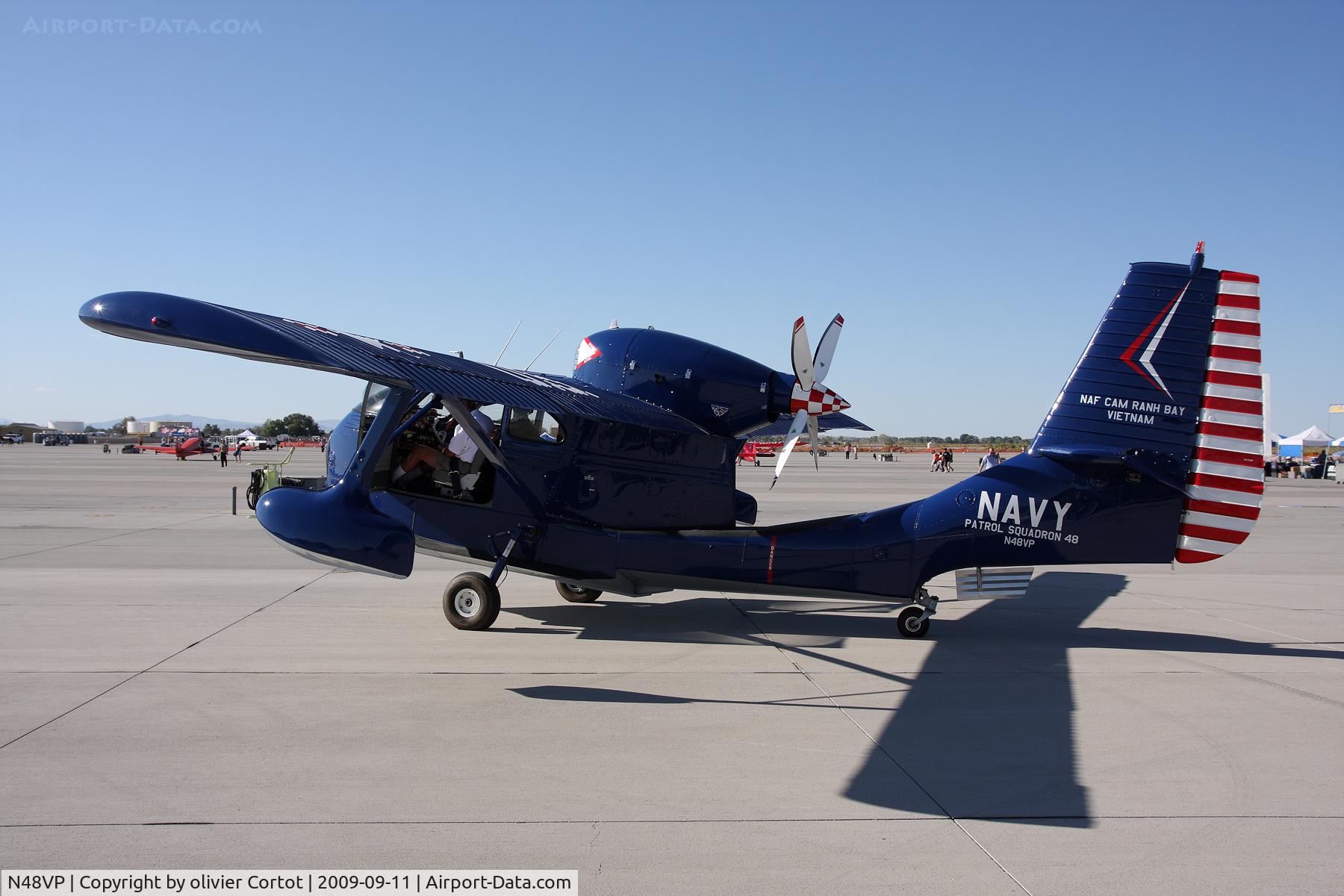 N48VP, 2005 Republic RC-3 Seabee C/N 001, Leaving the NAS Fallon 2009 airshow