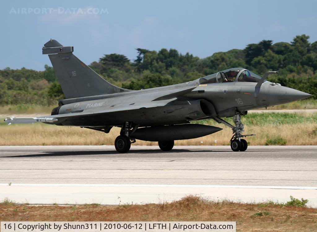 16, Dassault Rafale M C/N 16, Landing rwy 23