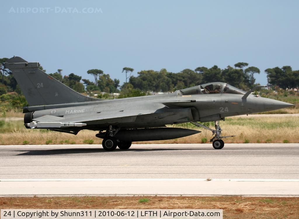 24, Dassault Rafale M C/N 24, Landing rwy 23