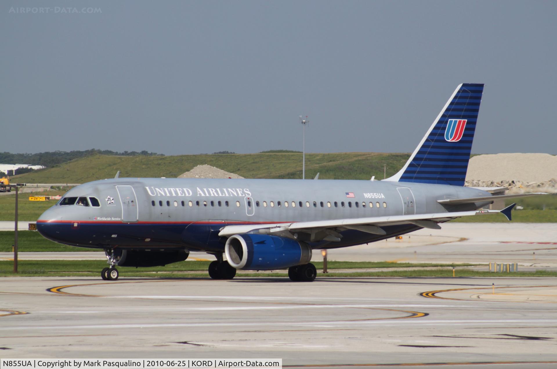 N855UA, 2002 Airbus A319-131 C/N 1737, Airbus A319