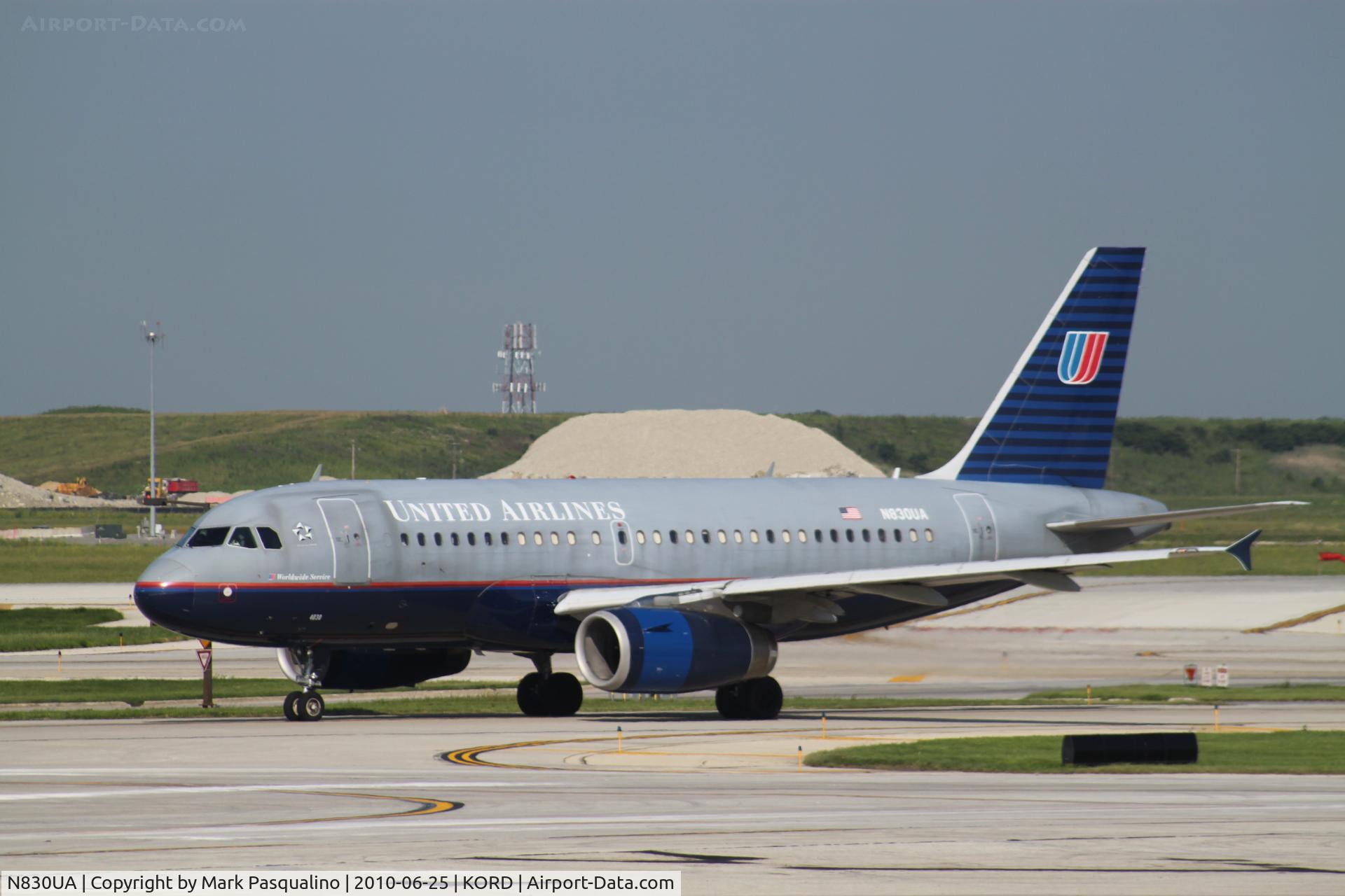 N830UA, 2000 Airbus A319-131 C/N 1243, Airbus A319