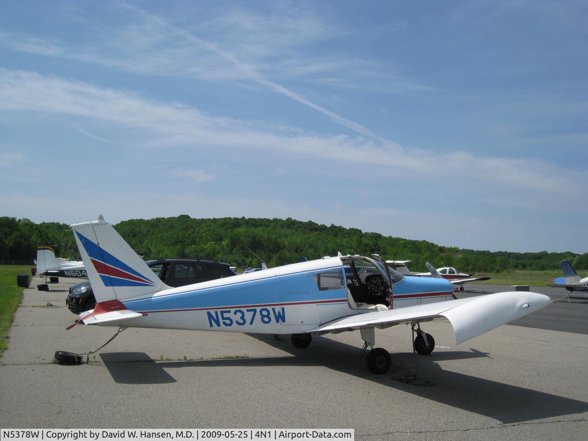 N5378W, 1962 Piper PA-28-160 Cherokee C/N 28-443, Ready to go!