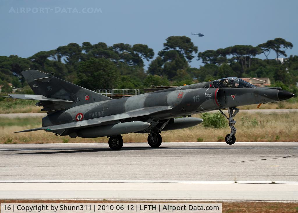 16, Dassault Super Etendard C/N 16, Landing rwy 23