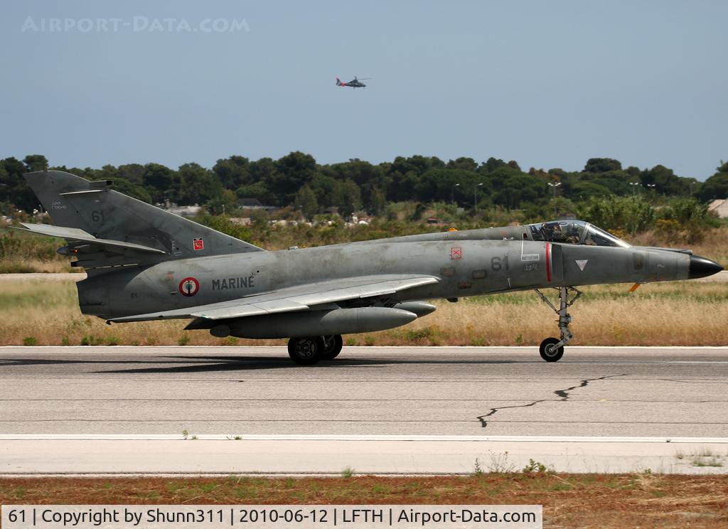 61, Dassault Super Etendard C/N 67, Landing rwy 23