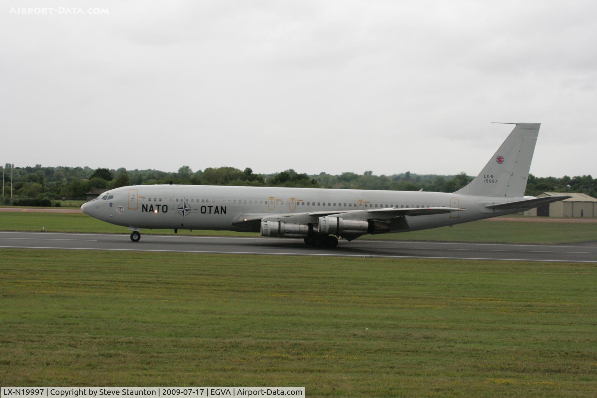 LX-N19997, 1968 Boeing 707-307C C/N 19997, Taken at the Royal International Air Tattoo 2009
